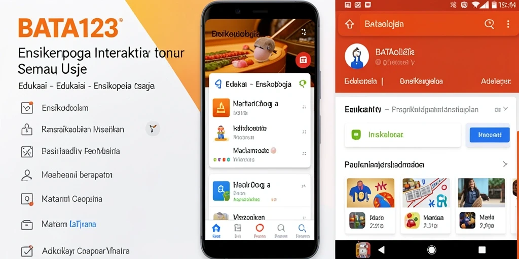 Antarmuka aplikasi BATA123 yang interaktif dan edukatif.
