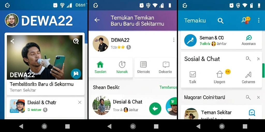 Tampilan antarmuka DEWA22 yang intuitif dan menarik.