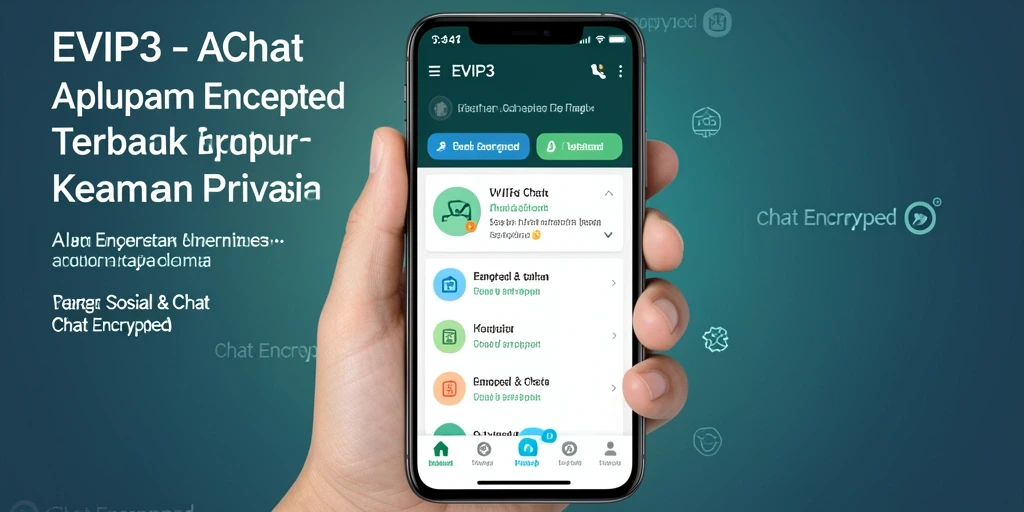 Antarmuka intuitif EVIP3 untuk komunikasi yang aman dan cepat.