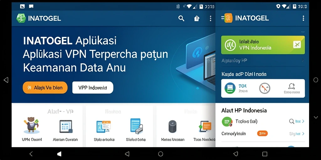 Tampilan antarmuka aplikasi INATOGEL yang intuitif dan mudah digunakan.
