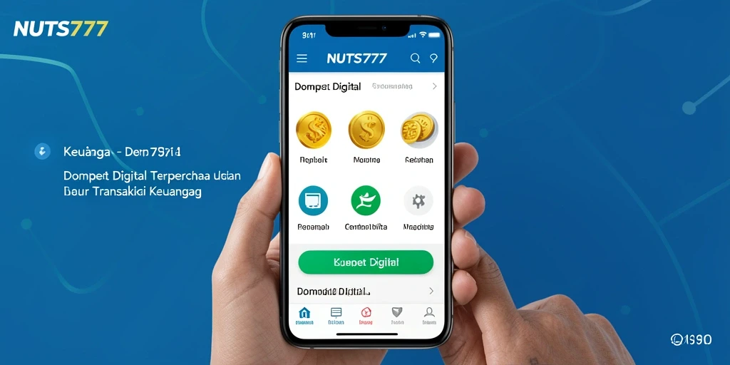 Tampilan antarmuka NUTS777 yang sederhana dan menarik.